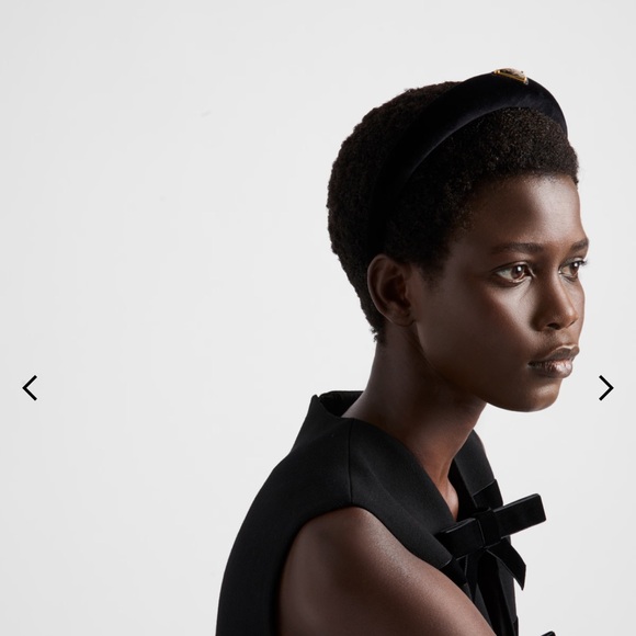NEW velvet Prada headband - Picture 3 of 5